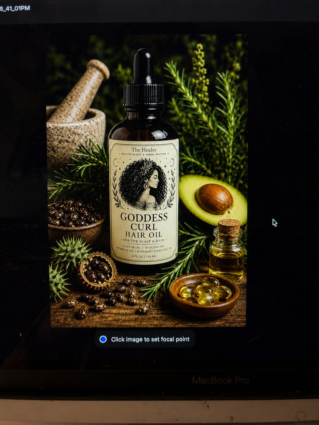 Goddess Curl Hair Oil